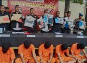 Ungkap Kasus Pengeroyokan dan tindak pidana Kekerasan, Polres Tulungagung Tetapkan 8 Tersangka