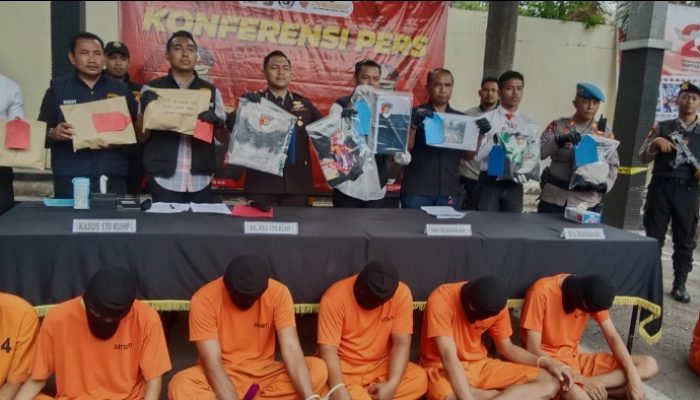 Ungkap Kasus Pengeroyokan dan tindak pidana Kekerasan, Polres Tulungagung Tetapkan 8 Tersangka