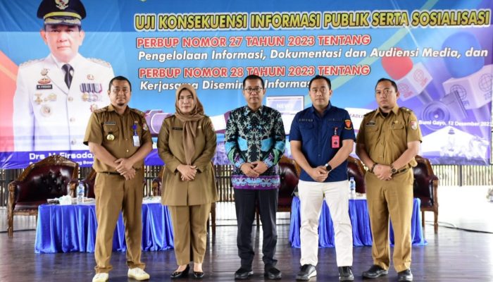 Pj Bupati Tubaba Buka Acara Uji Konsekuensi Informasi Publik dan Sosialisasi Perbup