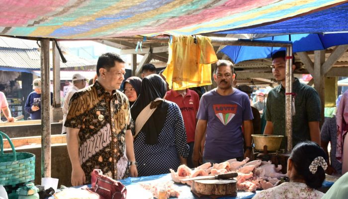 Pantau Bahan Pokok Jelang Tahun Baru, M. Firsada : Ketersediaan Bahan Pokok Pangan di Tubaba Cukup