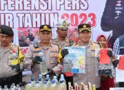 Kapolres Trenggalek Paparkan Hasil Kinerja Jajaran Selama Satu Tahun