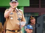 Pj. Bupati Tubaba Pimpin Apel Pagi di SMPN 9 Pulung Kencana