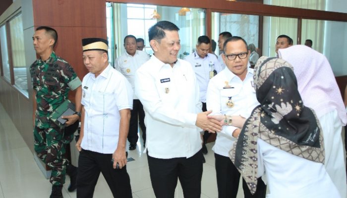 Pj Bupati Ikuti High Level Meeting dan Capacity Building TPID di Lampung