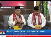 Pasangan Maryoto-Didik Resmi Daftarkan Diri ke KPU Tulungagung, Optimistis Menang di Pilkada 2024