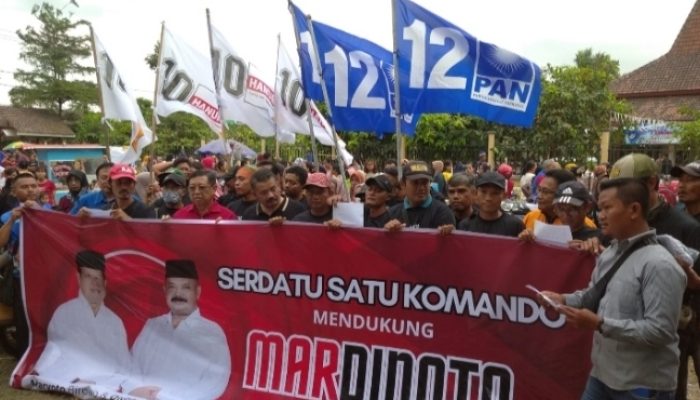 Komunitas Serdatu Satu Komando Dukung Paslon MARDINOTO