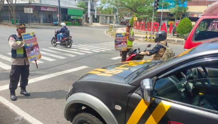 Cara Unik Polsek Pogalan Tekan Angka Pelanggaran dan Kecelakaan Lalu Lintas