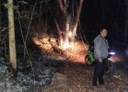 Kebakaran Hutan di Desa Demuk, Polsek Pucanglaban Lakukan Penyelidikan