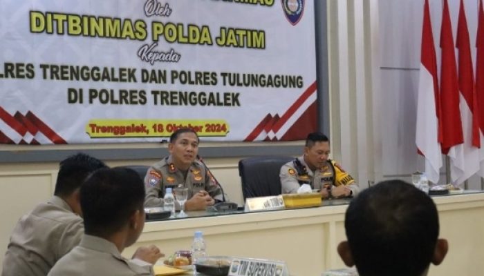 Kepolisian Resor Trenggalek Terima Kunjungan Supervisi dari Ditbinmas Polda Jatim