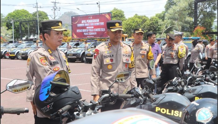 Polres Trenggalek Siap Amankan Pilkada Serentak 2024Polres Trenggalek Gelar Apel Ranmor dan Almatsus