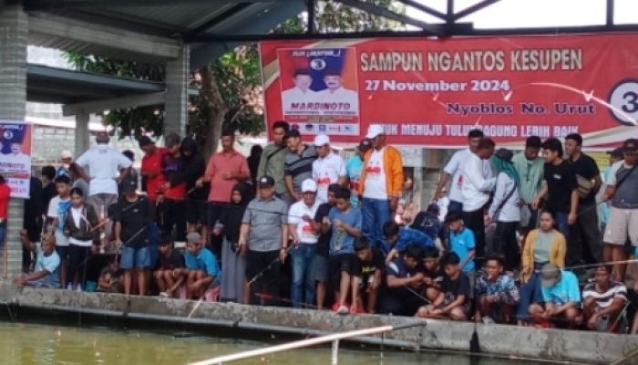 Pemancingan Tombo Ati Jadi Saksi Kemeriahan “Mancing Mania” Bersama MARDINOTO