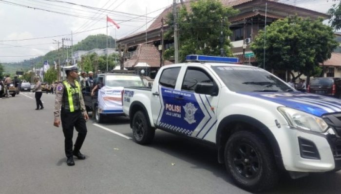 Polres Trenggalek Amankan Audiensi Masyarakat di DPRD Kabupaten Trenggalek