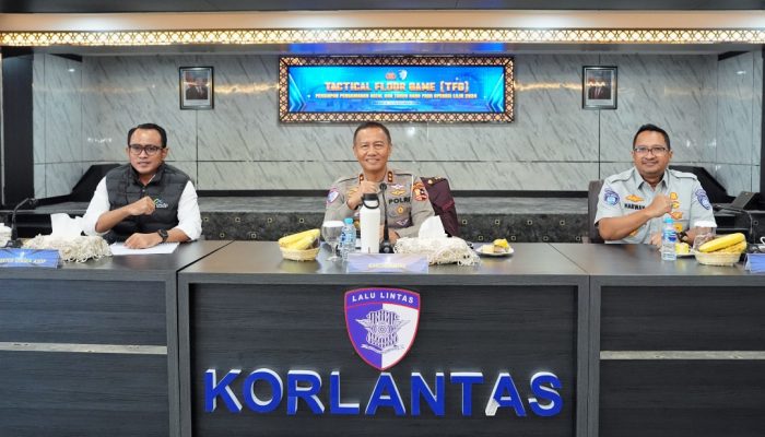 Korlantas Polri Gelar Tactical Floor Game (TFG) untuk Pastikan Kesiapan Operasi Lilin 2024