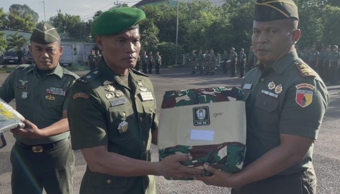 Kodim 0818/Malang-Batu Terima Perlengkapan Perorangan dari KSAD