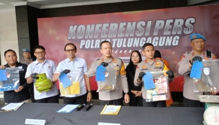 Akhir Tahun, Polres Tulungagung Berhasil Ungkap Kasus Penyalahgunaan Gas Bersubsidi