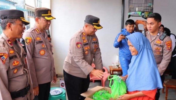 Polresta Bandar Lampung Gelar Aksi Sosial untuk Warga Terdampak Banjir