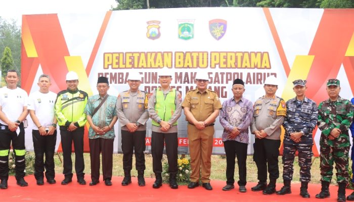 Kapolda Jatim Resmikan Pembangunan Mako Satpolairud Polres Malang di Sendangbiru. 